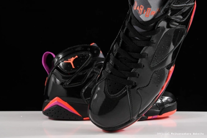 Official Maikesneakers Retro Jordan 7 Air 313358-006 Patent Black 0717